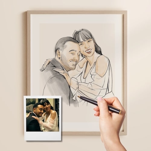 Watercolour Style Portrait